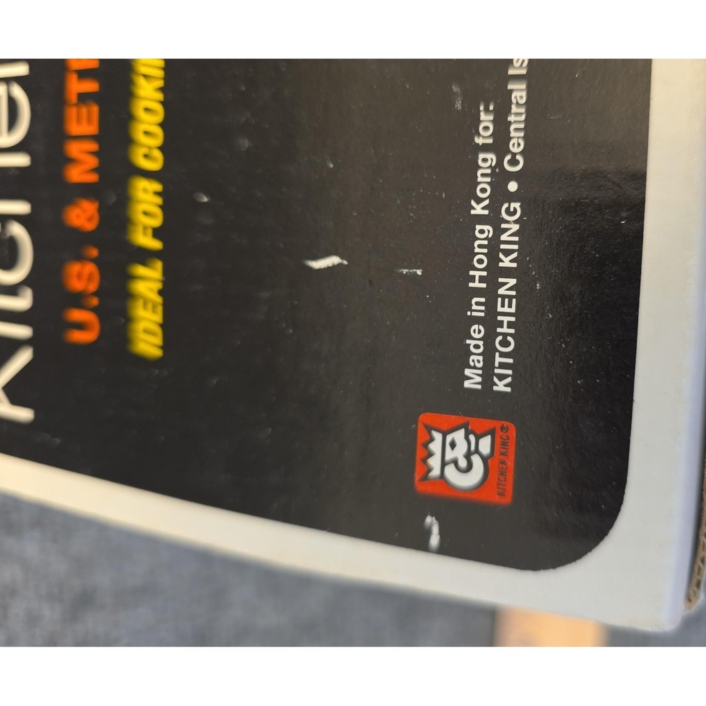 Vtg Kitchen King Yellow Mechanical Kitchen Scale U.S Metric Weight With Box - Picture 4 of 10